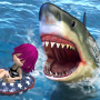 icon Beach Party Shark Attack for Samsung Galaxy A8 SM-A800F
