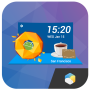 icon Dessert Style Weather Widget for Samsung Galaxy J7 Pro