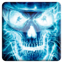 icon Neon Skull FBI Live Wallpaper for Samsung Galaxy S9+ SD845