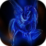 icon Neon pegasus