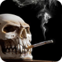 icon Smoking Skull Live Wallpaper for Samsung Galaxy S9 SD845