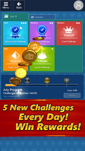 Microsoft Solitaire Collection, FreeCell Medium, September 5, 2023, Daily  Challenges 