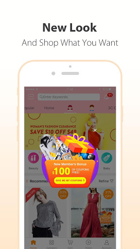 gearbest new member bonus $50 coupon