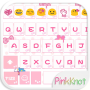 icon Pink Knot Emoji Keyboard Theme