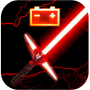 icon Lightsaber Wars Battery Widget - Force of Stars for Doogee Y6 Max