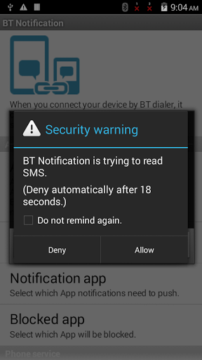 Google play cheap bt notification