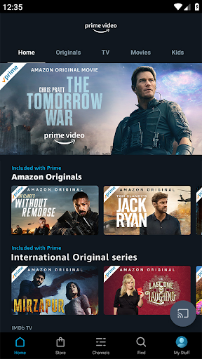 Amazon video apk for android online tv