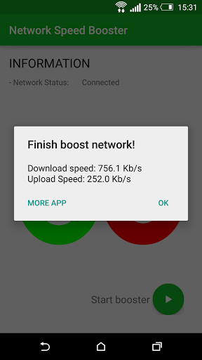 Network speed booster