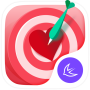 icon Valentine red heart theme for intex Cloud Force