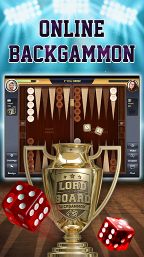 Backgammon lord of store the board