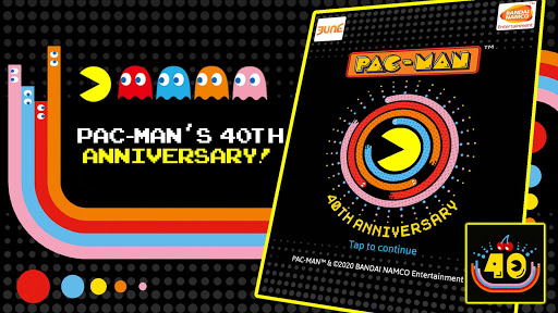 Pacman 30th Anniversary and Doodle of Google  Pacman, Bandai namco  entertainment, Anniversary games