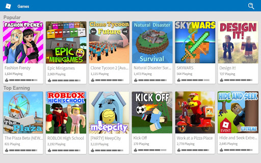 Roblox for Samsung Galaxy Tab 3 Lite 7.0 3G - free download APK