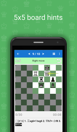 lichess for Android 7.3.0: Non-checkmated king is highlighted