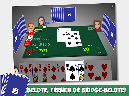 Belote Online for Free - Card Games