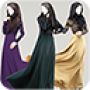 icon Arab Woman Abayas Photo Suit