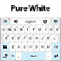 icon Pure White Keyboard