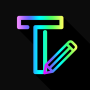 icon Text On Photo