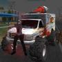 icon Truck Driving Zombie Road Kill