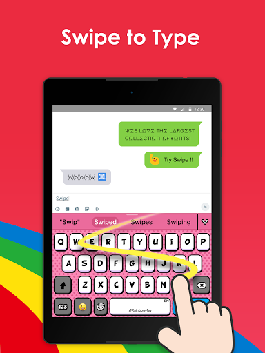 Download Free Download Rainbowkey Color Keyboard Themes Cool Fonts Apk For Android SVG Cut Files
