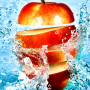 icon Fruits in water live wallpaper