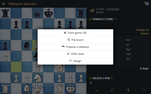 lichess for Android 7.3.0: Non-checkmated king is highlighted