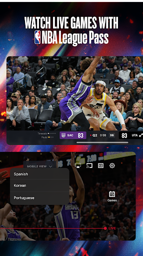 How to watch hot sale nba live on mobile