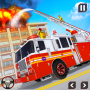 icon Fire Truck Driving