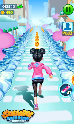 Versão antiga de Subway Princess Runner