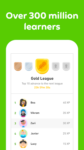 Duolingo Leaderboard League Badges