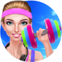 icon Gym Girl: Fitness Beauty Salon for tecno W1