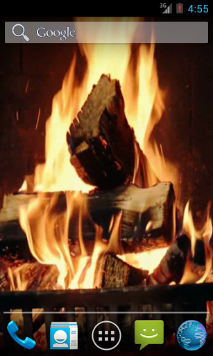 Fireplace Video Live Wallpaper For Sharp Aquos Ever Sh 02j Free
