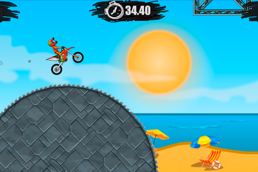 Moto X3M Bike Race Game Level 18 [3 Stars] Poki.com 