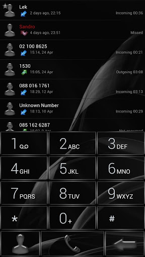 Dialer Metalgate Black Theme For Oppo A37 Free Download Apk File